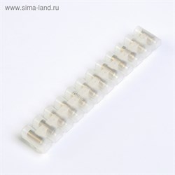 Клеммная колодка 12 секционная Smartbuy, 12мм, 20А SBE-tb-20-12 2295 - фото 5259