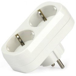 Разветвитель Smartbuy  2гн. з/к плоский белый 16А 250В SBE-16-A02-2z 2316 - фото 5302