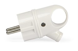Вилка Smartbuy, с кольцом с заземлением белая 16А 250В SBE-16-P03-w 2453 - фото 5512