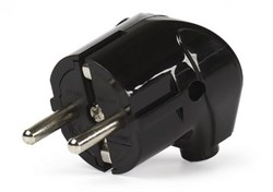 Вилка Smartbuy, угловая с заземлением черная 16А 250В SBE-16-P02-b 2456 - фото 5518
