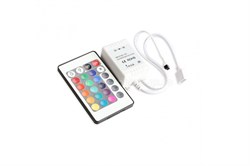 Контроллер LED RGB инфрокрасный 24 кнопки ,6А IP20 SBL-RGB-28 2504 - фото 5589
