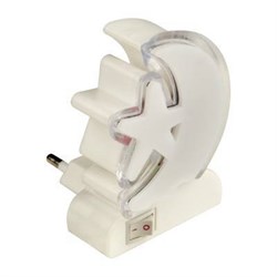 DTL-301-Месяц со звездочкой/RGB/4LED/0,5W Светильник-ночник. Без выключателя. Блистер DTL-301 2763 - фото 6056