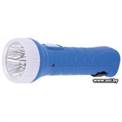 Аккумуляторный светодиодный фонарь 5 LED с прямой зарядкой Smartbuy, синий/150 SBF-99-B 3021 - фото 6475