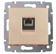 Розетка компьютерная 1хRJ45 кат. 5 (на винтах) слоновая кость Valena 774138 Legrand 1676