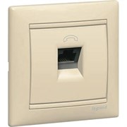 Розетка телефонная TF RJ-11 одинарная слоновая кость Valena 774338 Legrand 1678