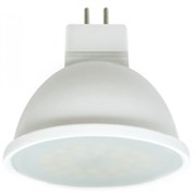 Лампа светодиодная Ecola MR16   LED  5,4W 220V GU5.3  4200K матовое стекло (композит) 48x50 M2RV54ELB 2009