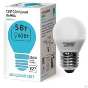 Светодиодная лампа  42LED-G45-7W-230-4000K-E27 Sweko