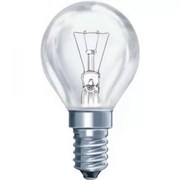 Лампа накал ДШ 60W E14 P45/CL прозрачная  ASD (100)