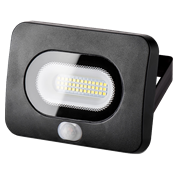 Светодиодный прожектор LFL-10W/05s, 5500K, LED, IP 65  с датчиком 2163