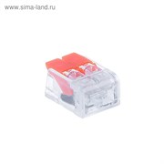 Компактная соединительная клемма 2-х проводная с рычажками SBE-ccwcc-2 2306