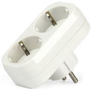 Разветвитель Smartbuy  2гн. з/к плоский белый 16А 250В SBE-16-A02-2z 2316