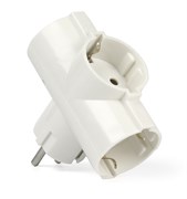 Разветвитель Smartbuy  3гн. з/к круглый белый 16А 250В SBE-16-A03-3z 2317