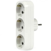 Разветвитель Smartbuy  3гн. з/к плоский белый 16А 250В SBE-16-A02-3z 2318