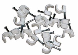 UCC-R14 White 100 POLYBAG Пластиковая скоба для круглых кабелей Uniel, тип — круглый, размер 14мм, цвет белый, 100 шт/пакет 2340
