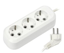Удлинитель Smartbuy, 3 гн2  метра 16А/3,5кВт  заземлением ПВС 3х1,0 (SBE-16-3-02-Z) SBE-16-3-02-Z 2376