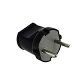 Вилка Smartbuy, прямая без заземления черная 10А 250В SBE-10-P04-b 2450