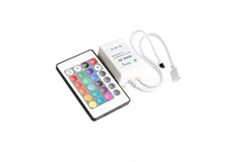 Контроллер LED RGB инфрокрасный 24 кнопки ,6А IP20 SBL-RGB-28 2504