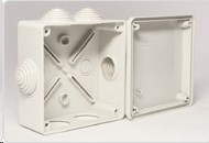 Коробка расп. для о/п, 70х70х40мм серая IP55 (1/162) 67030 ТУСО 2554