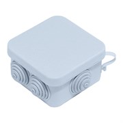 Коробка распред.ОП 70*70*45 сер 4вв IP55 GE41236 2555