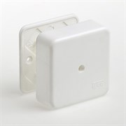 Коробка ОП 75*75*20 распред. для к/кан белая GE41211-01 2556