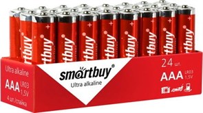 Батарейка алкалиновая Smartbuy LR03/4S (24/480)  (SBBA-3A24S) SBBA-3A24S