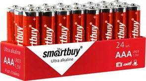 Батарейка алкалиновая Smartbuy LR03/4S (24/480)  (SBBA-3A24S) SBBA-3A24S 2676
