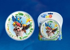 DTL-371 RIO1-13 BLUE Cветильник-ночник круглый, серии “RIO”, включение нажатием на корпус, 5 светодиодов. Питание от 4-х батареек AA (в комплект не входят). Цвет корпуса - голубой. Упаковка - блистер. DTL-371 2757