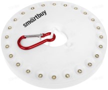 Cветодиодный фонарь 24LED с карабином для подвешивания Smartbyu 4АА SBF-8253-W 3009