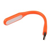 Светильник-фонарь переносной Uniel, прорезиненный корпус, 6 LED, питание от USB-порта. Упаковка-картон, цвет-оранжевый. TLD-541  Orange
