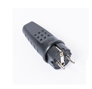 Вилка "UNIVersal" прямая c/з каучук 16А 250В IP44 602227 3053