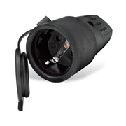 ШтепсельРазъем "UNIVersal" с/з каучук 16А 250В IP44 (еврослот) (AT1536) 602228 3057
