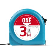 Рулетка измерительная, 3мх16мм, пластиковый корпус, фиксатор, усиленный зацеп, Smartbuy One Tools SBT-MTP-316P1 3439