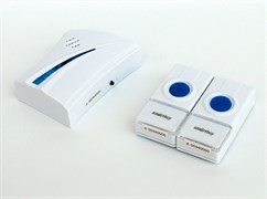 Звонок дверной беспроводной с цифр. код., IP44, один  динамик,две  кнопки SBE-12-DP4-32 3452