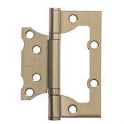 Петля MARLOK 100х75х2.0 без врезки б/к золото 3539