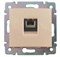 Розетка компьютерная 1хRJ45 кат. 5 (на винтах) слоновая кость Valena 774138 Legrand 1676 - фото 4488