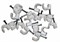 UCC-R09 White 100 POLYBAG Пластиковая скоба для круглых кабелей Uniel, тип — круглый, размер 9мм, цвет белый, 100 шт/пакет 2343 - фото 5336