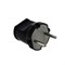 Вилка Smartbuy, прямая без заземления черная 10А 250В SBE-10-P04-b 2450 - фото 5506